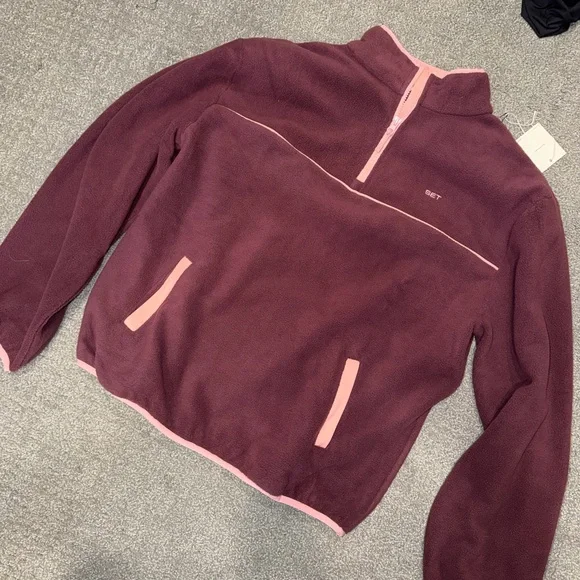 SET Active Purple Teddy Jacket - Picture 2 of 2